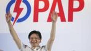 singapur: klarer wahlsieg für singapurs dauer-regierungspartei