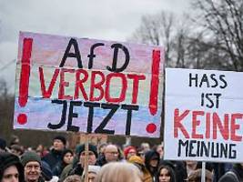 Nach Einstufung als rechtsextrem: Fast die Hälfte der Deutschen ist für AfD-Verbot