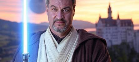 Markus Söder inszeniert sich zum „Star Wars“-Tag als Jedi-Ritter