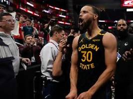 Bedeutet mir die Welt: Altmeister Curry kämpft sich mit Warriors eine Runde weiter