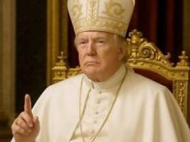 Katholiken haben es geliebt: Trump weist Kritik an seinem Papst-Bild zurück