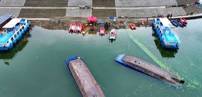 neun tote und 70 verletzte bei bootsunglück in china