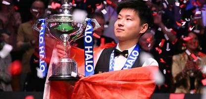 Snooker-WM in Sheffield: Zhao Xintong erster asiatischer Weltmeister