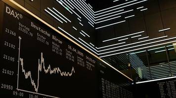 Börse: Dax steigt dicht unter sein Rekordhoch