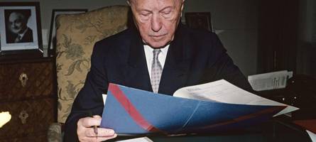 Bei Konrad Adenauer war es auch richtig knapp
