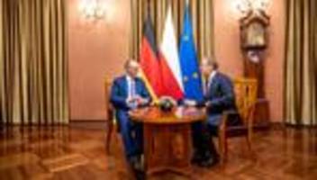 Antrittsbesuch in Polen: Donald Tusk warnt Merz vor verstärkten Grenzkontrollen