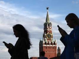 Das sind keine Störungen: Kreml legt Internet in Moskau lahm