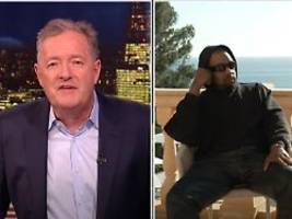 wehleidiger, kleiner feigling: kanye west bricht piers-morgan-interview ab