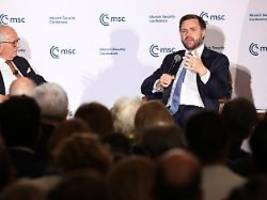 wir sind frustriert: us-vize vance hat europa wieder lieb, ukraine und russland weniger