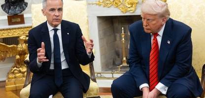 Kanadas neuer Premier Mark Carney im Weißen Haus: Als hätte er Donald Trump den Stachel gezogen