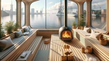 Hamburger eröffnet erste schwimmende Sauna – in diesem Hafen