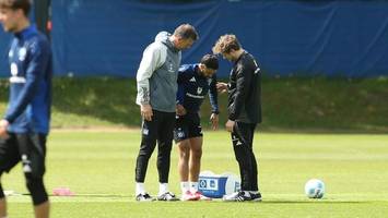 vor ulm-spiel: hsv-schock und startelfüberraschungen im training
