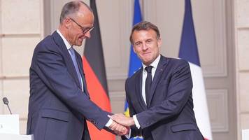antrittsbesuch des kanzlers: macron plant deutsch-französischen sicherheitsrat