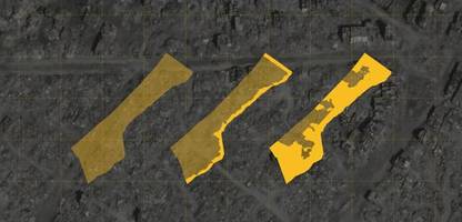 Gaza: Satellitenbilder zeigen systematische Zerstörung und Übernahme des Kriegsgebiets