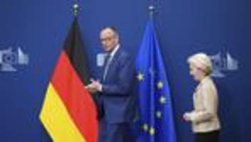 Regierungsstart: Merz dementiert in Brüssel ausdrücklich Ausrufen einer Notlage
