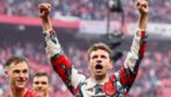 Meisterfeier des FC Bayern: Große Bayern-Emotionen: Meisterfeier und Müller-Abschied