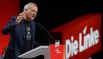 Bundesparteitag : Linken-Chef nennt Merz abgehobenen Kanzler