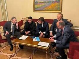 nach telefonat mit trump: ukraine bietet putin 30 tage waffenruhe an