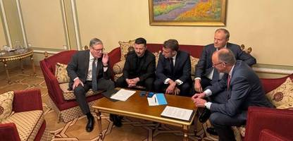 Ukraine: Kanzler Merz und internationale Delegation in Kyjiw für Waffenstillstand