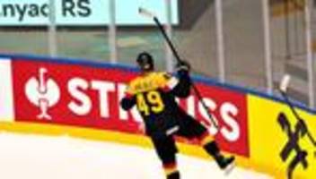 Eishockey-Nationalmannschaft: Stützle sieht zweiten WM-Sieg: 4:1 gegen Kasachstan