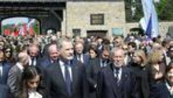Gedenktag: Spanische Royals gedenken der Befreiung des KZ Mauthausen