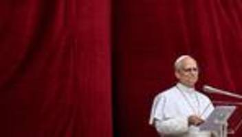 Papst Leo XIV.: Neuer Papst ruft zu Frieden auf