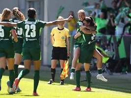 Frankfurt hat das Nachsehen: Wolfsburg sichert sich Champions-League-Ticket