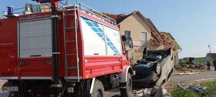 Feuerwehrkommandant während des Tornados: Plötzlich liegt eine ganze Hauswand auf der Straße