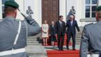 Staatsbesuch: Israelischer Präsident Herzog in Berlin empfangen