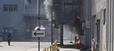 „Es brennt wirklich“: Bei der Augsburger Firma Kuka bricht Feuer aus