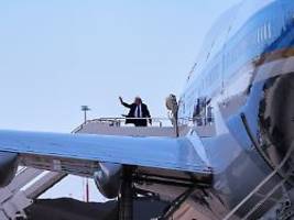 Presse auf Flug nach Nahost: Trump lässt Agenturen ganz ohne Platz in Air Force One