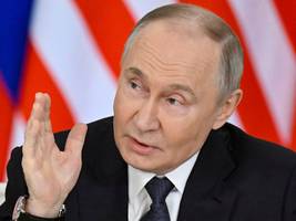 Krieg in der Ukraine: Putin und Trump reisen offenbar nicht zu Gesprächen nach Istanbul