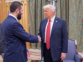 Historisches Treffen: Trump nennt Syriens Staatschef jungen, attraktiven Kerl