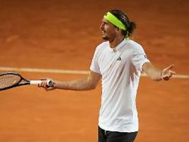 Habe genug von dem Scheiß: Zverev schimpft nach Niederlage: Bälle waren ein Witz