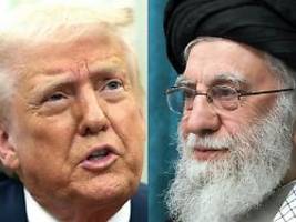 Mit großer militärischer Härte: Trump sieht Atom-Deal mit Iran nahe - und droht