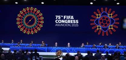 asunción: uefa-delegierte protestieren gegen gianni infantino und verlassen podium von fifa-kongress in asunción