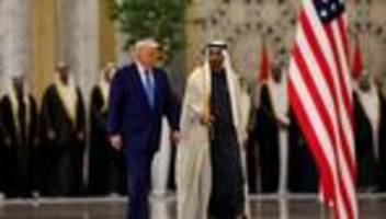 Besuch von Donald Trump: Emirate wollen 1,4 Billionen Dollar in die USA investieren