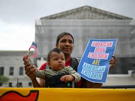 USA: Supreme Court ringt mit Trumps Angriff auf die Staatsbürgerschaft per Geburt