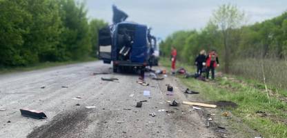 Ukraine-Krieg: Russisches Militär beschießt Bus offenbar nahe Sumy – mindestens neun Tote