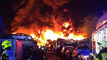 a28 nach großbrand weiter gesperrt