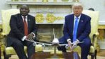 Washington, D.C.: Donald Trump wirft Südafrikas Präsidenten im Oval Office Genozid vor