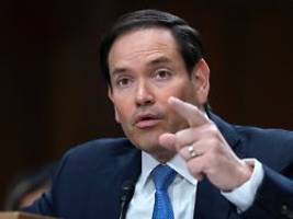 Rubio informiert US-Senat: USA erwarten russischen Waffenruhe-Plan