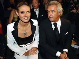 bin ja kein playboy mehr: flavio briatore versteht sich gut mit heidi klum