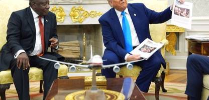 Donald Trump: Südafrikas Präsident kontert Falschaussagen im Oval Office