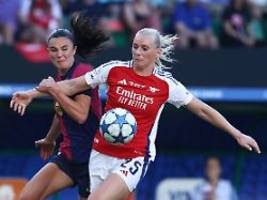 Blackstenius trifft ins Glück.: Arsenal-Frauen schocken FC Barcelona im CL-Finale