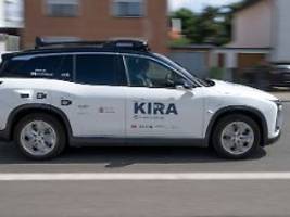 Pilotprojekt in Hessen: Deutsche Bahn und ÖPNV-Verbund testen selbstfahrende Autos
