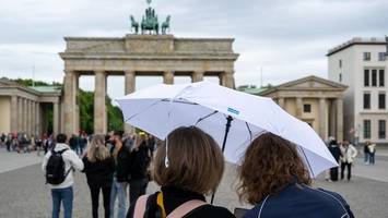 Gewitter und Sturm: Kalte Dusche für Berliner zum Wochenstart