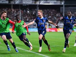 bundesliga-relegation: heidenheim rettet sich 17 sekunden vor dem ende