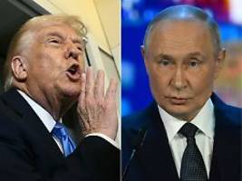 Zum Untergang Russlands führen: Trump warnt Putin: Er spielt mit dem Feuer