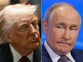 Will das nicht vermasseln: Trump: Sanktionen würden Deal mit Putin schaden